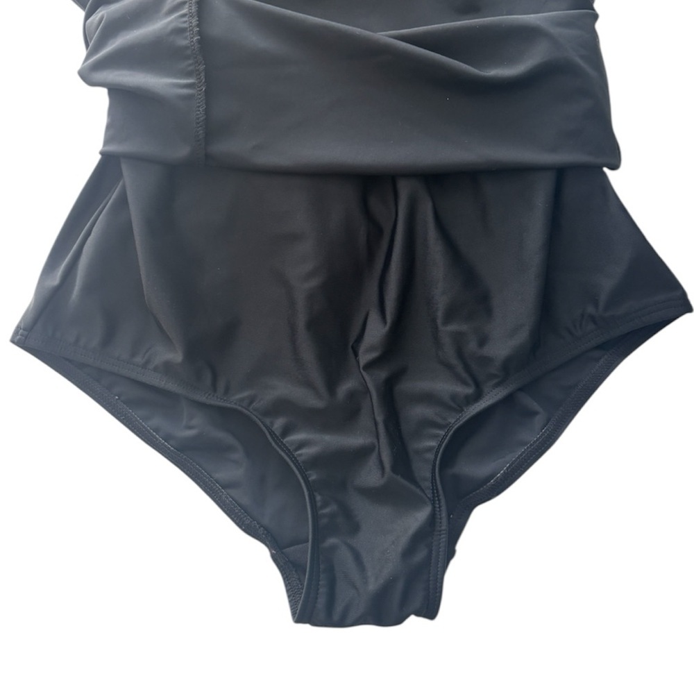 NWT! Swimsuits for All, One Piece Swim Dress, Sweet Heart Neckline with Mesh, 12 - Picture 9 of 10